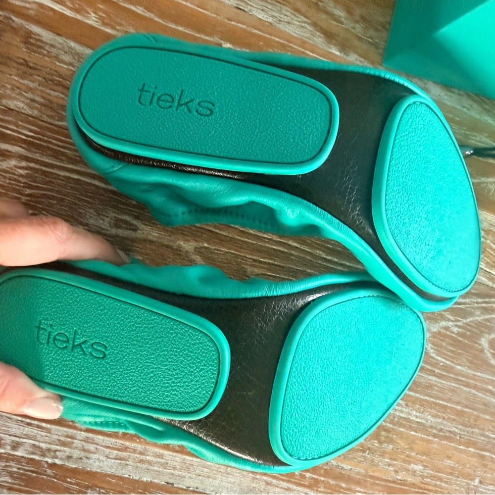 TIEKS Tieks blue classic limited edition 9 New unworn - Picture 5 of 6